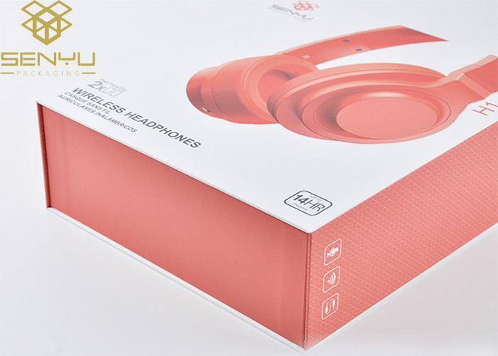 Magnetic Closure Foldable Bluetooth Headset Box Headphone Packaging Box