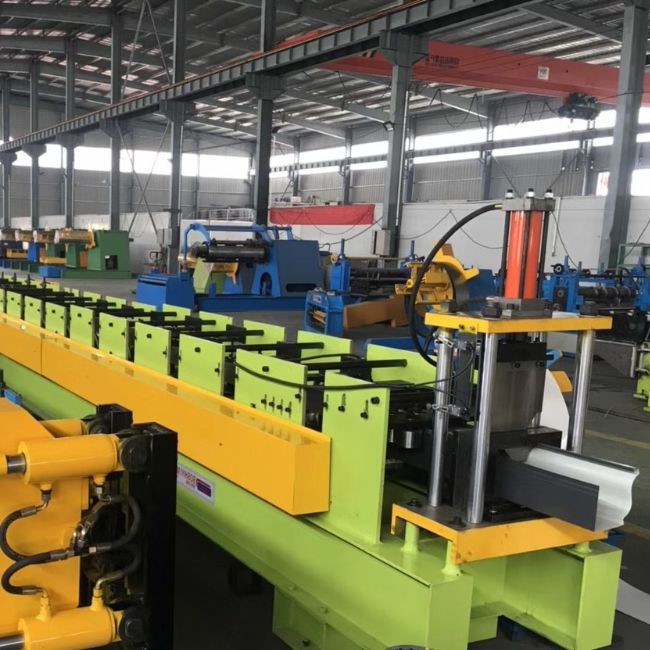15m/Min Galvanized Steel Round Downspout Machine Customizable Color