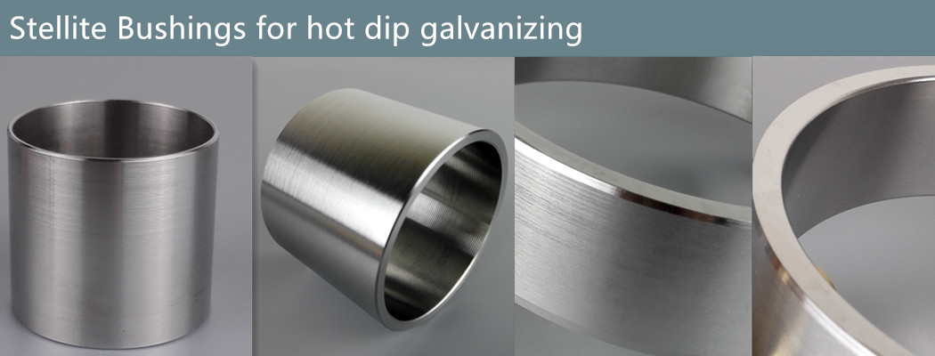 Errosion Resistance Cobalt Chrome Alloy Bushing For Hot Dip Ganvanized Production Line