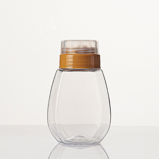 300g 500g 1000g Honey Bottles Reflux Inlet Sealing Plastic Seasoning Bottles