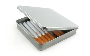 China small rectangular tabacco tin box wholesale