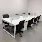 Office Furniture Staff Call Center Executive Office Workstation For 6 Person