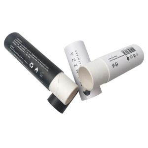 China Elegant Cosmetic Tube Packaging / Paper Chapstick Tubes Film Lamination wholesale