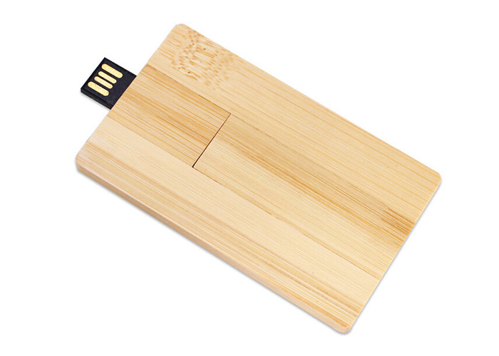 Multiple Function Custom Wood Usb Drives , Wooden Usb Stick Paper Box Packed