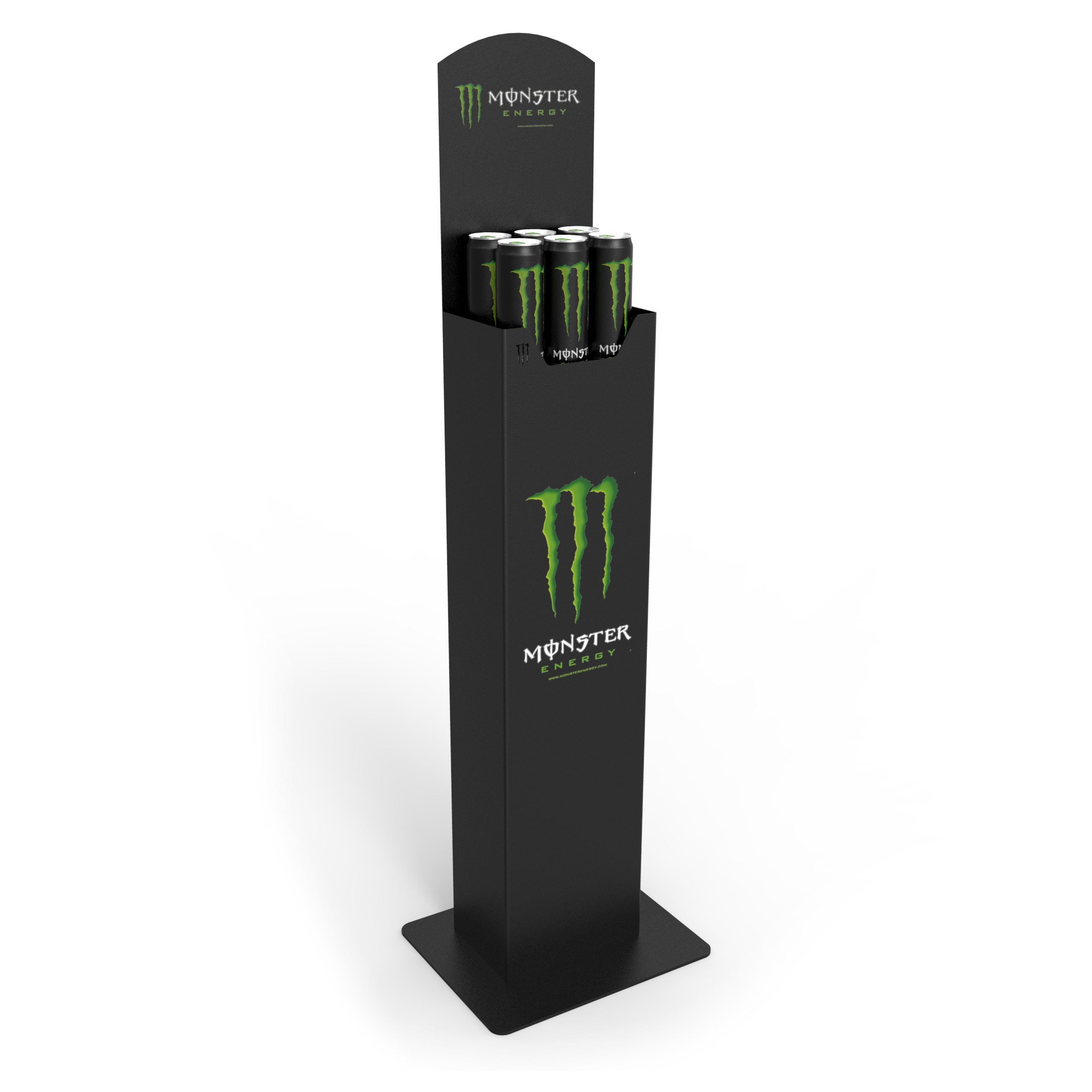 Hot Selling Automatic Vertical Vendor Energy Drink Display Stand With Custom Logo