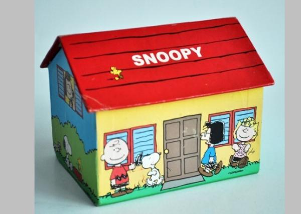 Personalized Coated Paper House Shape Gift Packaing Boxes For Children Gift With