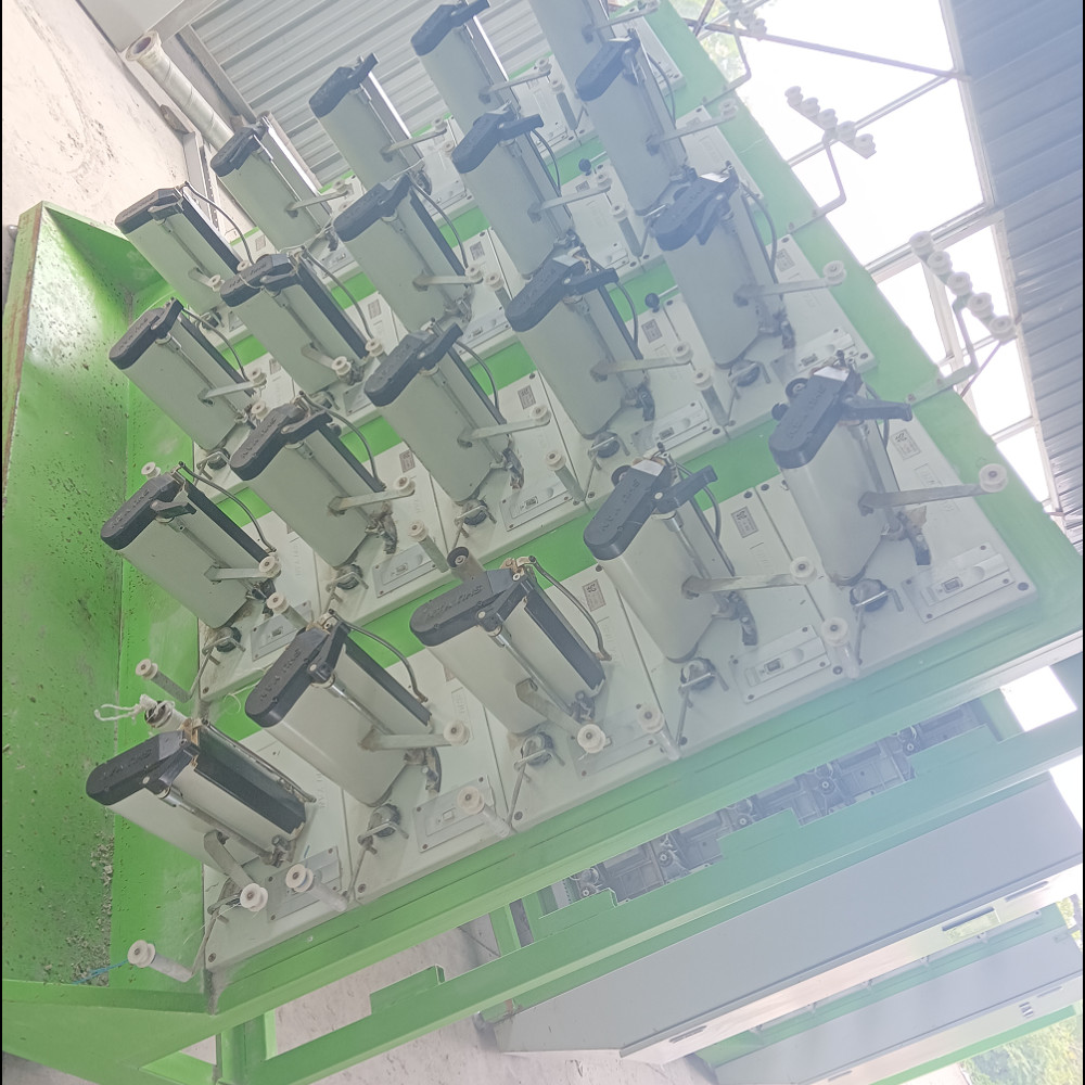 Second Hand High Speed Winding Machine For PP PE Plastic Yarn Stretching Extrusion Making Machine