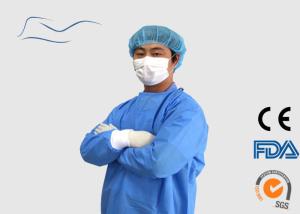 China Waterproof Disposable Surgery Gowns Nonwoven Material 120 * 140CM 40G wholesale