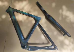 China 275 Carbon Gravel Bike Frame Disc Brake Road Bicycle Frameset 700C wholesale