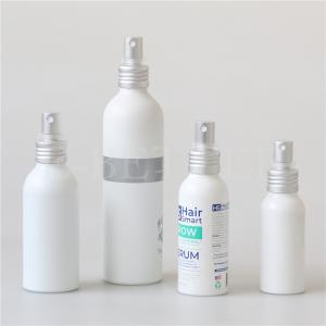 China Matte white Metal Skincare packaging 250ml Aluminum Cosmetic Bottles wholesale