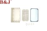 Plastic Electrical Enclosure Box Waterproof , Grey Wall Mount Weatherproof