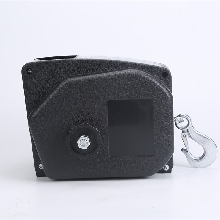 Portable 2000LB 12V Remote Towing Hitch Electric Trailer Winch 6ft/Min