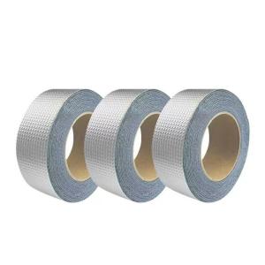 China Professional Super Waterproof Tape Aluminum Butyl Rubber Tape For Roof Leak wholesale