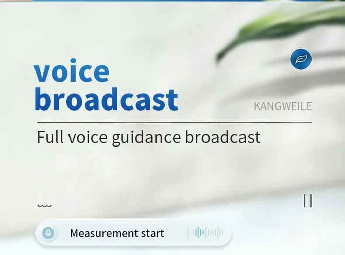 White Electronic Home Blood Pressure Device With Voice Function One Touch Measurement