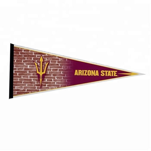 Swil Sports Club Polyester Felt Triangle Banner Digital Printing