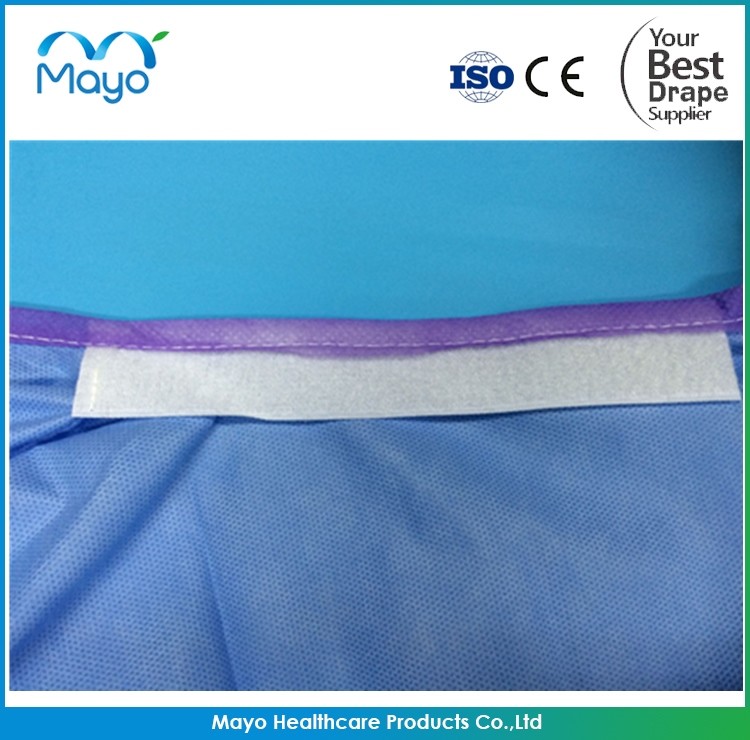 Surgeon Apron Sterile Surgical Gowns Knitted Cuff Level 4 Medical Gown