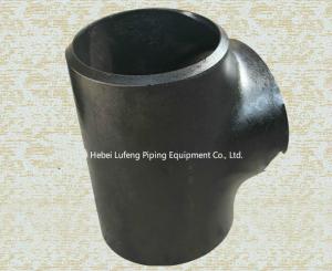 China BG schedule 40 carbon steel asme standard bevel ends gas pipe fittings tee wholesale