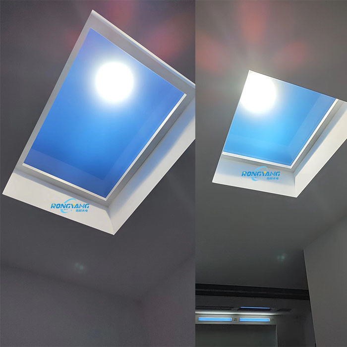 Smart Sky Effect Light Ø600mm, App/Remote/Voice Controlled, Zigbee & CE, Natural Sunlight Simulation