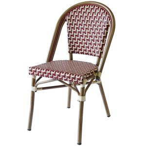 China Outdoor SGS Tested Poly Rattan Bistro Dining Chairs wholesale