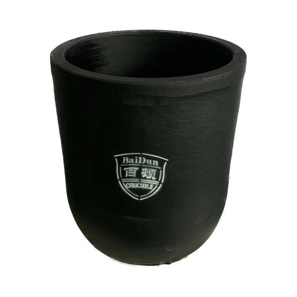 Wipe Clean Balck Metal Melting Crucible Temperature Resistance For Jewelry