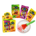 Kindergarten Lollipop Popping Candy Fruit Flavor Halal Product Brush Shape