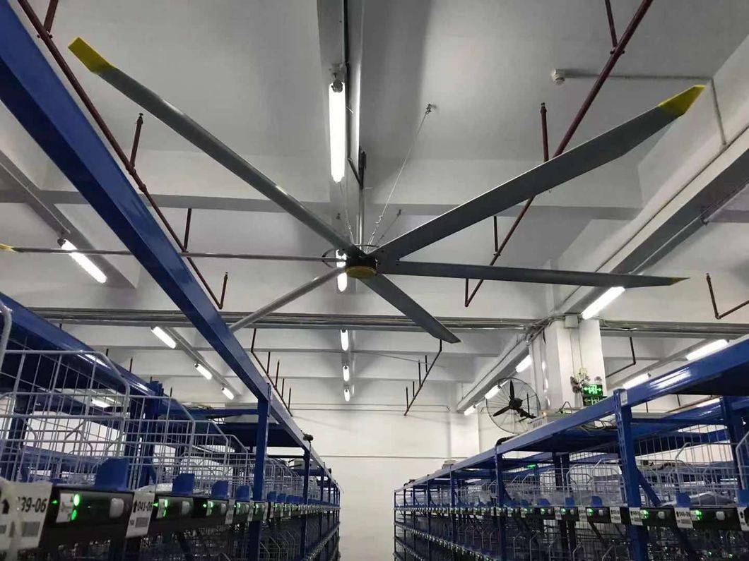 7.3 Meters Hvls Giant Industrial Ceiling Fan Ventilator for High and Large Space