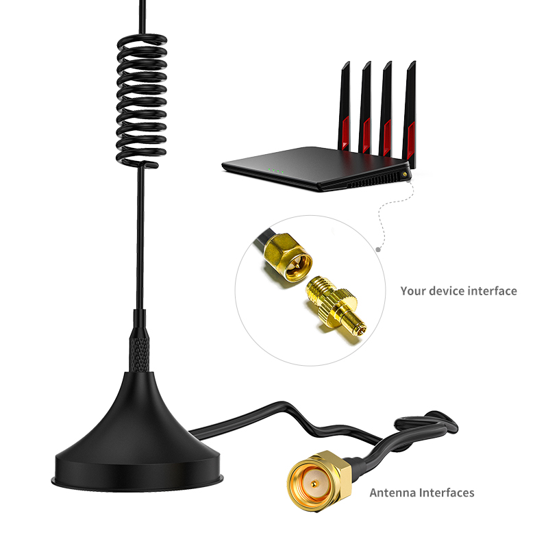 5G Antenna Arrival Cable RG174 100cm Connector Customized Frequency 3300-3600/4800-5000Mhz