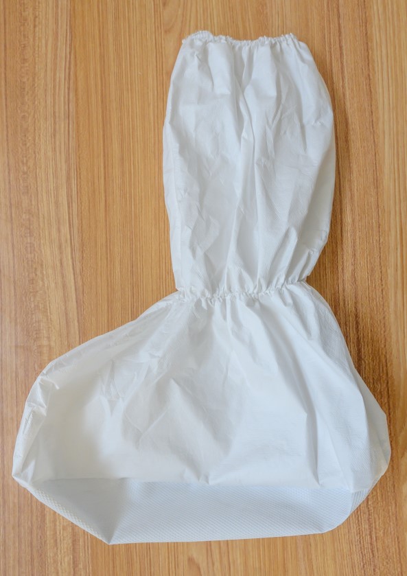 Waterproof PP PE Film Disposable Boot Cover Long Sleeves Shoe Protective Cover