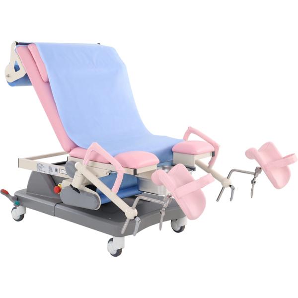 3-Section Electric Gynecology Examination Bed with Retractable Leg Section