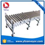 Gravity Flexible Extendable Double PVC Roller Conveyor