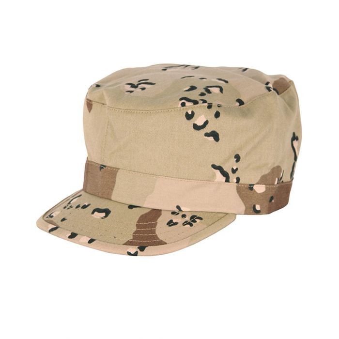 Green BDU Patrol Military Camo Hats Tactical With Plastic Visor Insert