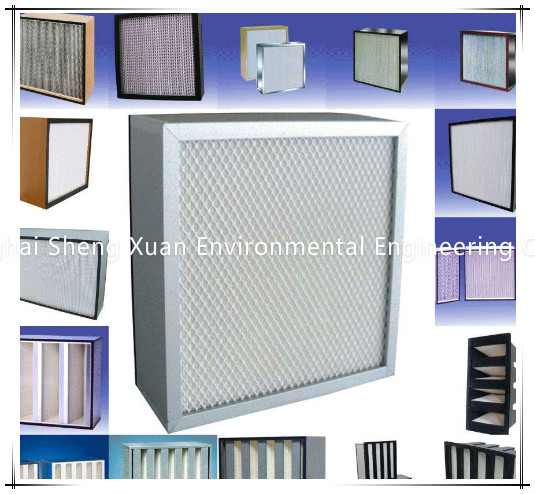 810mm Width F7 Galvanized Frame Pocket Filter Bag