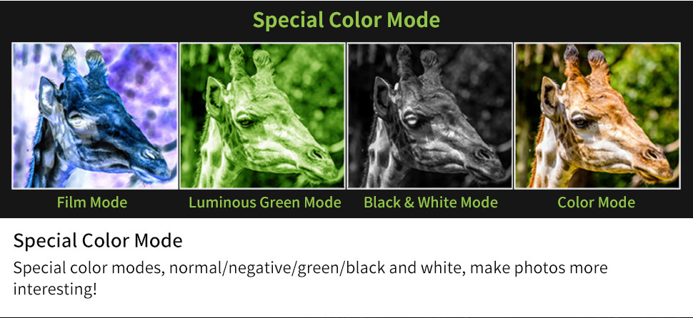 4K Full Color Image Intensifier Night Vision Goggles For Adults