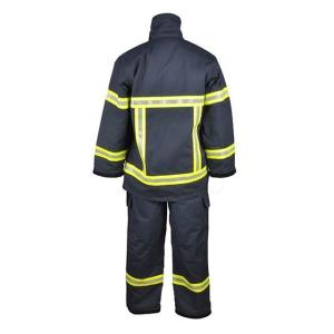 China Durable Fire Retardant Suit , Dark Color Flame Resistant Insulated Coveralls wholesale