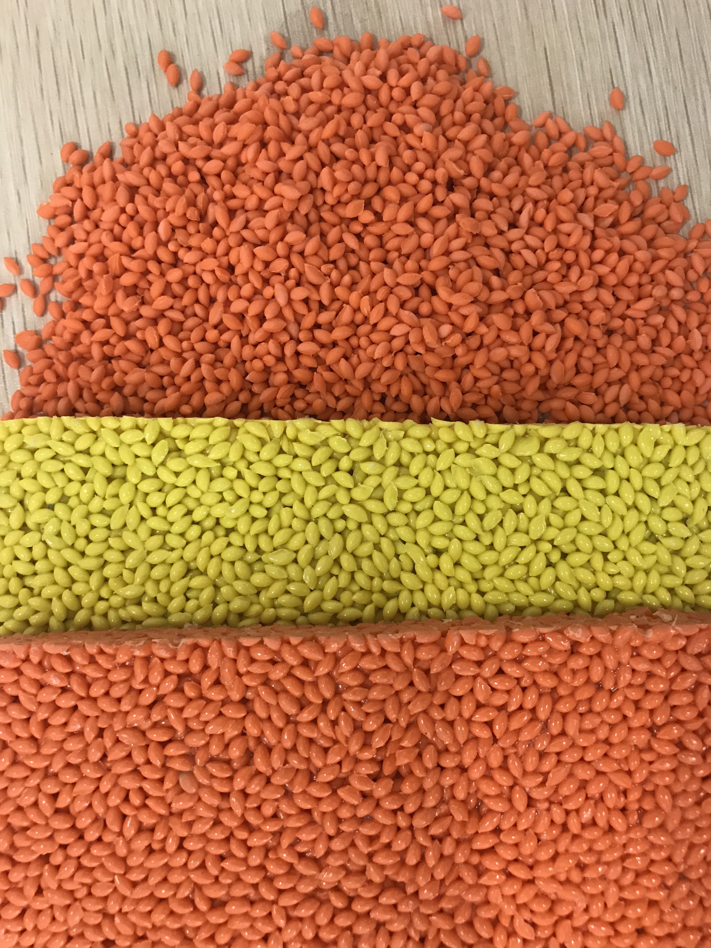 Permeable 3mm High Elasticity Colored Rubber Granules