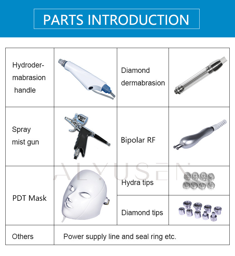 Beauty Hydra Oxygen Facial Machine , Skin Scrubber Microdermabrasion Peeling Machine