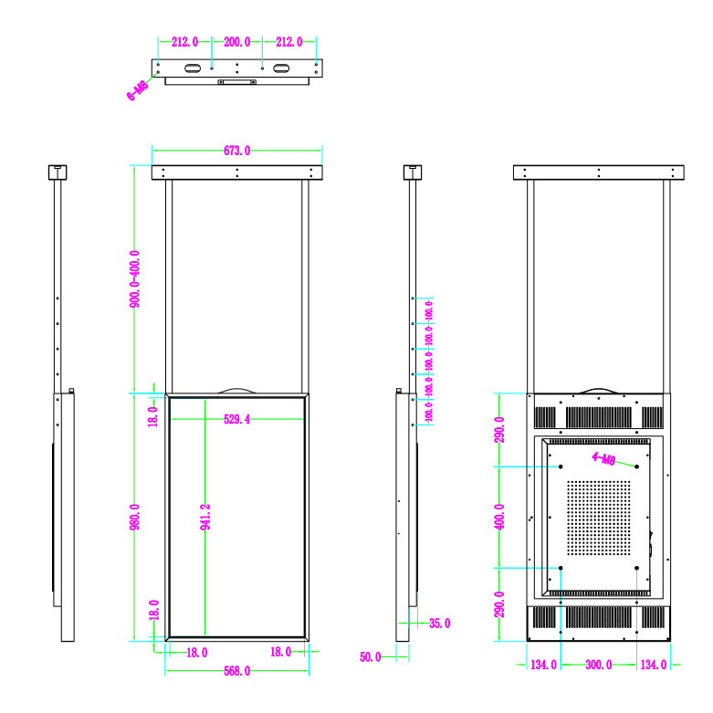 43inch Shop Window LCD Display