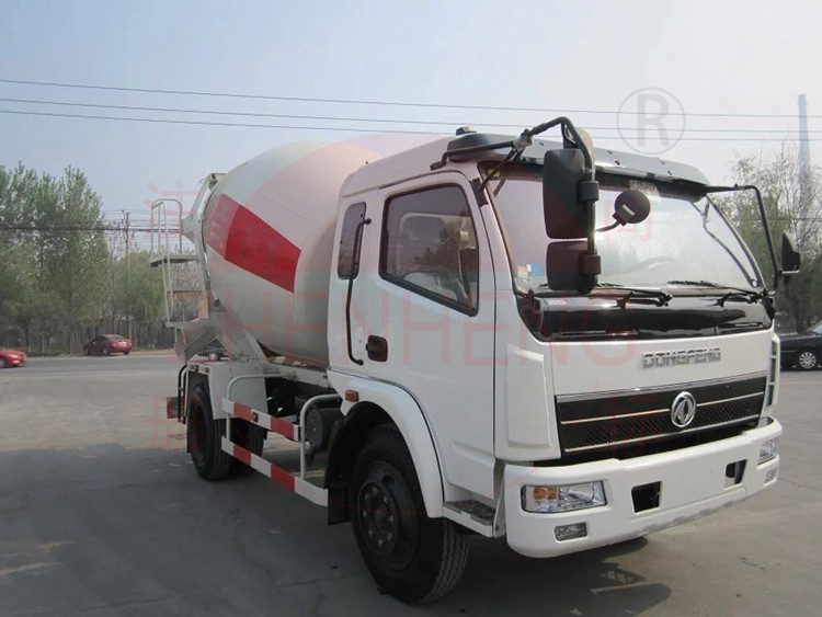 2m3 3m3 4m3 Concrete Mixing Truck High Strength Frame For Transporting