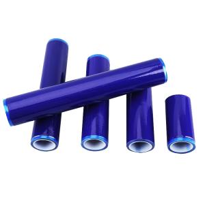 China 10 Inch 250mm Cleanroom Sticky Roller Specializing PE Rubber Disposable Rug Lint Roller wholesale