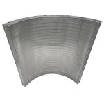 Iso9001 Sus304 Pressure Curved Welded Wedge Wire Screen