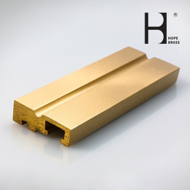 Fast New Style Machanical Part Decorative Copper Material Alloy Profiles Brass Extrusion Profiles Chinese Manufacturer