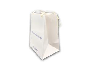 China High - End Present Paper Bag / Custom Jewelry Packaging Ribbon Handles wholesale
