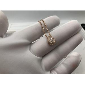 China diamonds necklace 18kt gold with yellow gold wholesale