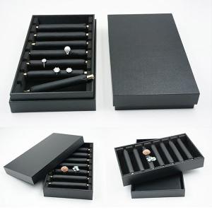 China Retail Ring Jewelry Display Box / Case With Cover Eco Friendly Lightweight wholesale
