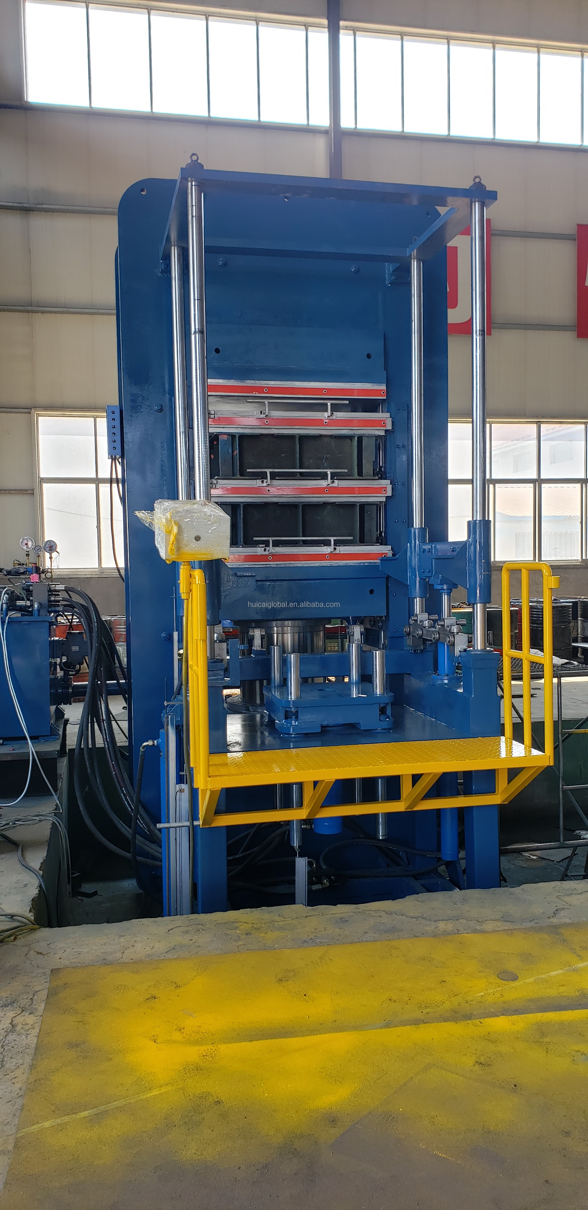 Solid Tyre Press Machine with 600mm Piston Stroke and Fully Automatic PLC Control
