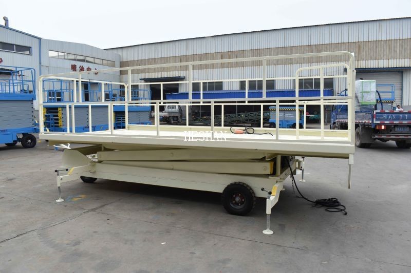 OEM Custom Large Electro Hydraulic Scissor Lift Platform For Warehouse
