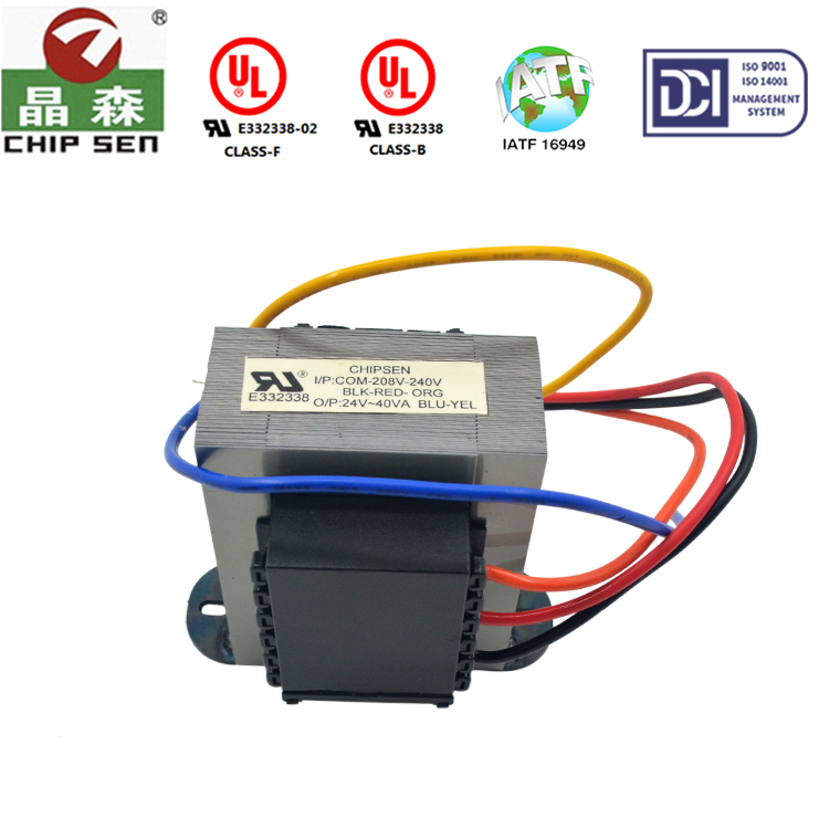 Advantage Rugged and 220V to 24V 50Watt Ei Core Transformer for Electric Power Systems Step Down Isolation Transformer