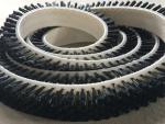 Flexible Black Color Nylon Bristle Conveyor Belt Cleaning Brush for Machine