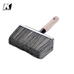 China 60x160mm Nylon Bristle Paint Brushes Wall Paper With Wood Iron Handle wholesale