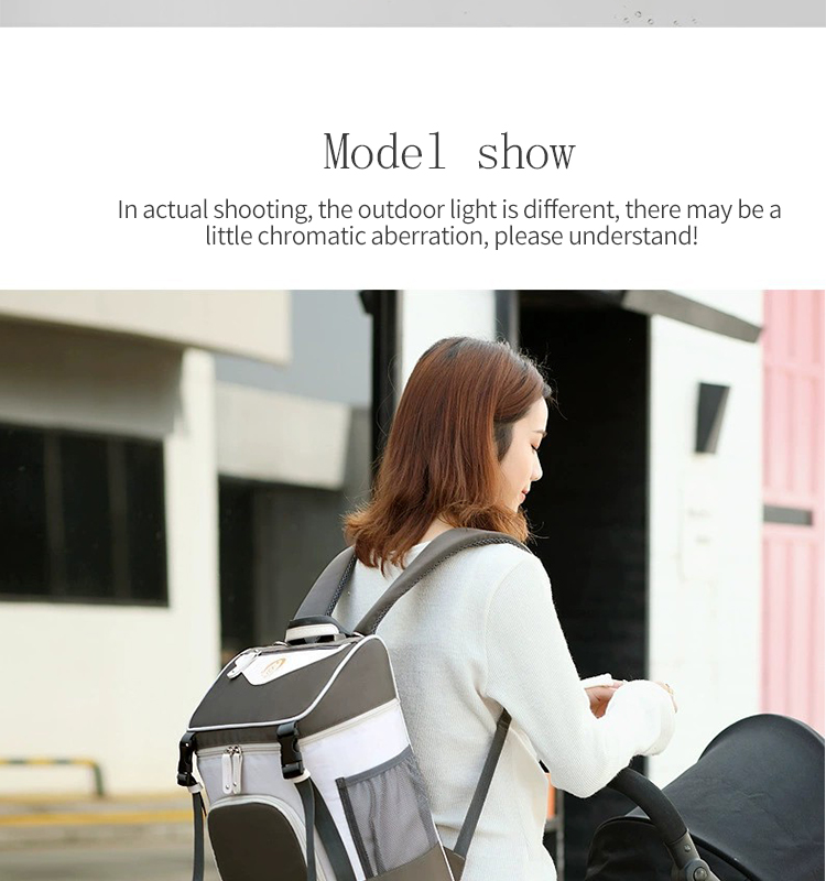 ISO9001 Softback Multifunction Travel Diaper Bag Backpack Water Resistant